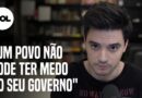 Felipe Neto sobre intimação por críticas a Bolsonaro: “Um povo não pode ter medo do seu governo”