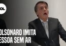 Bolsonaro imita pessoa com falta de ar para criticar medidas de Mandetta quando era ministro